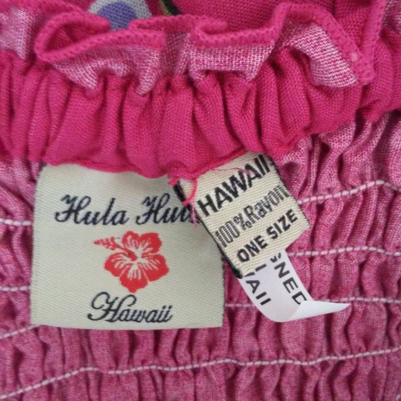 Hula Hula Fuchsia Smocked Top Dress - Picture 4 of 4